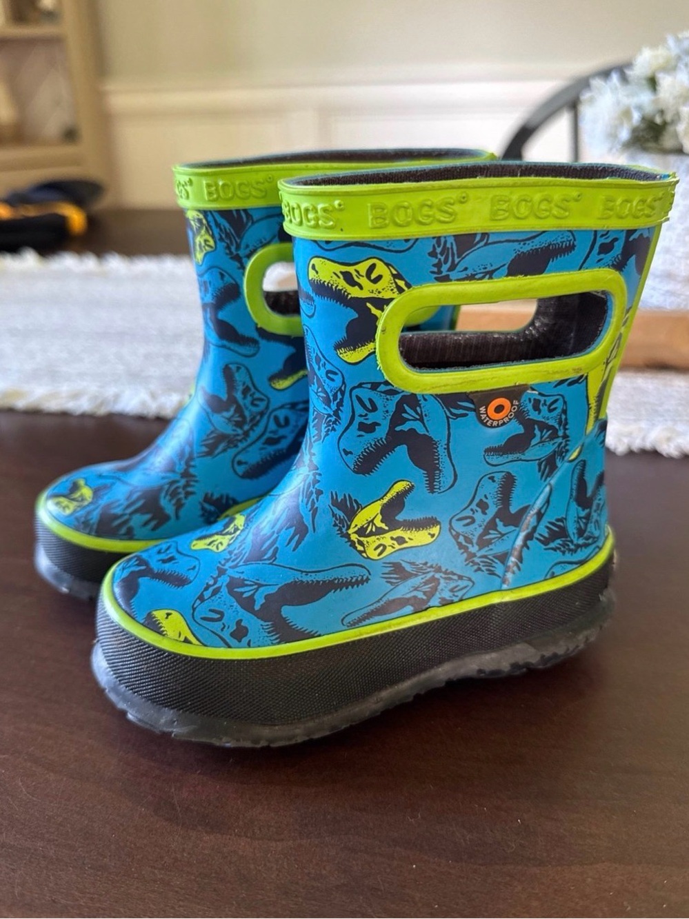 Bogs Kids' Dinosaur Rain Boots